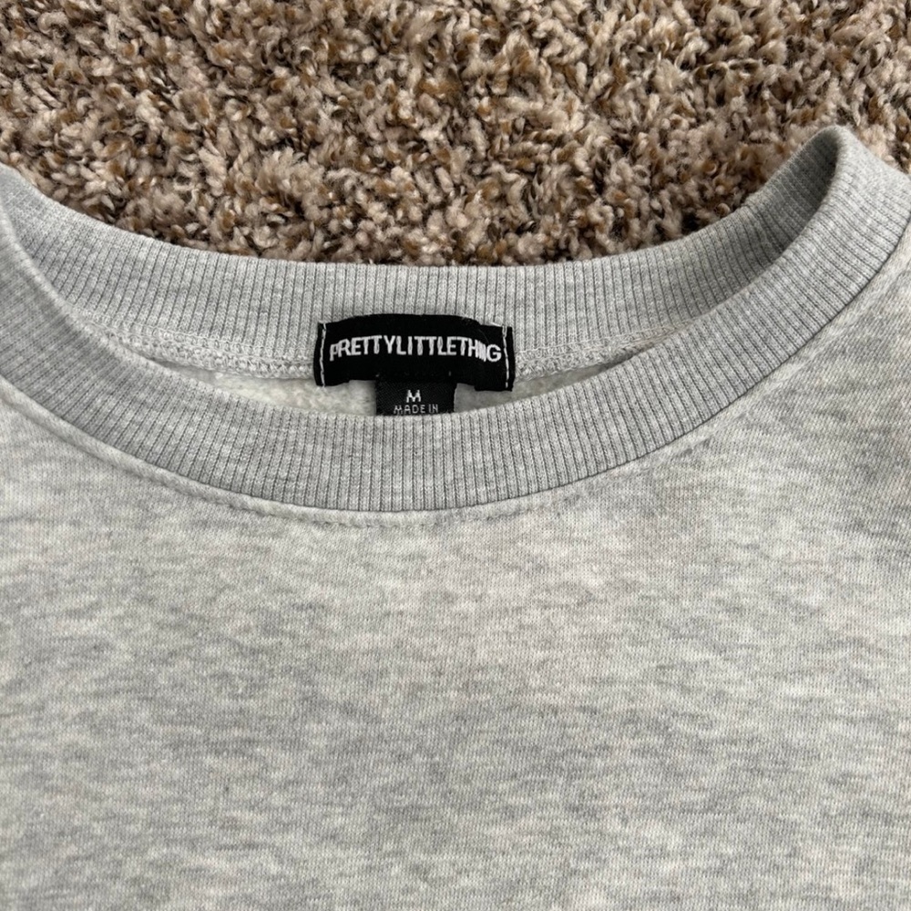 Women’s Grey Solid Sweatshirt - image 3